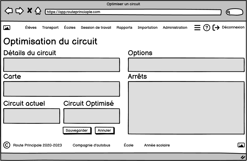 Optimiser le circuit