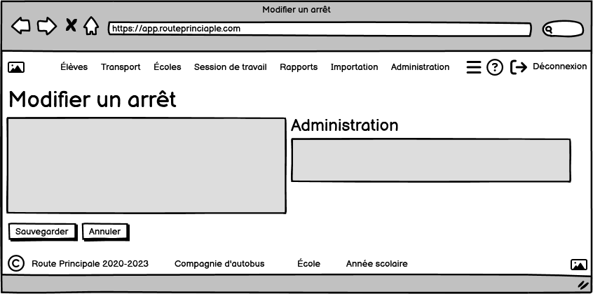 Modifier un arrêt