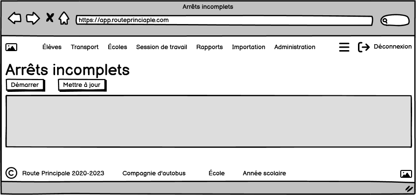 Arrêts incomplets