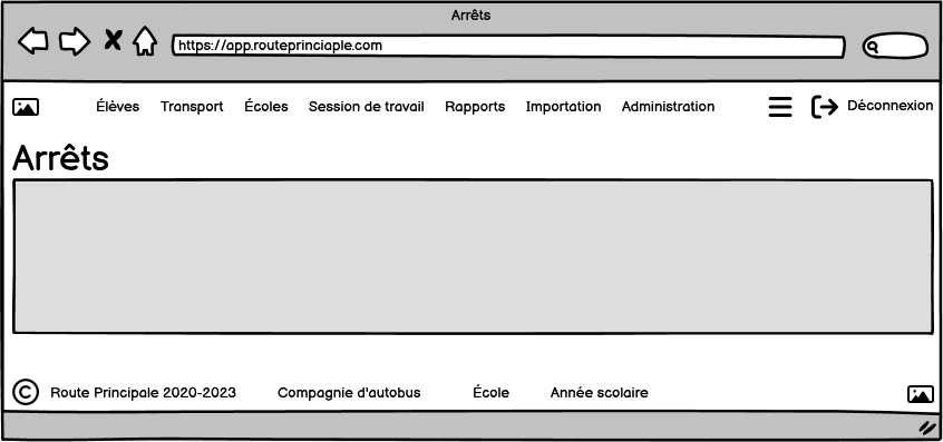 Liste des arrêts